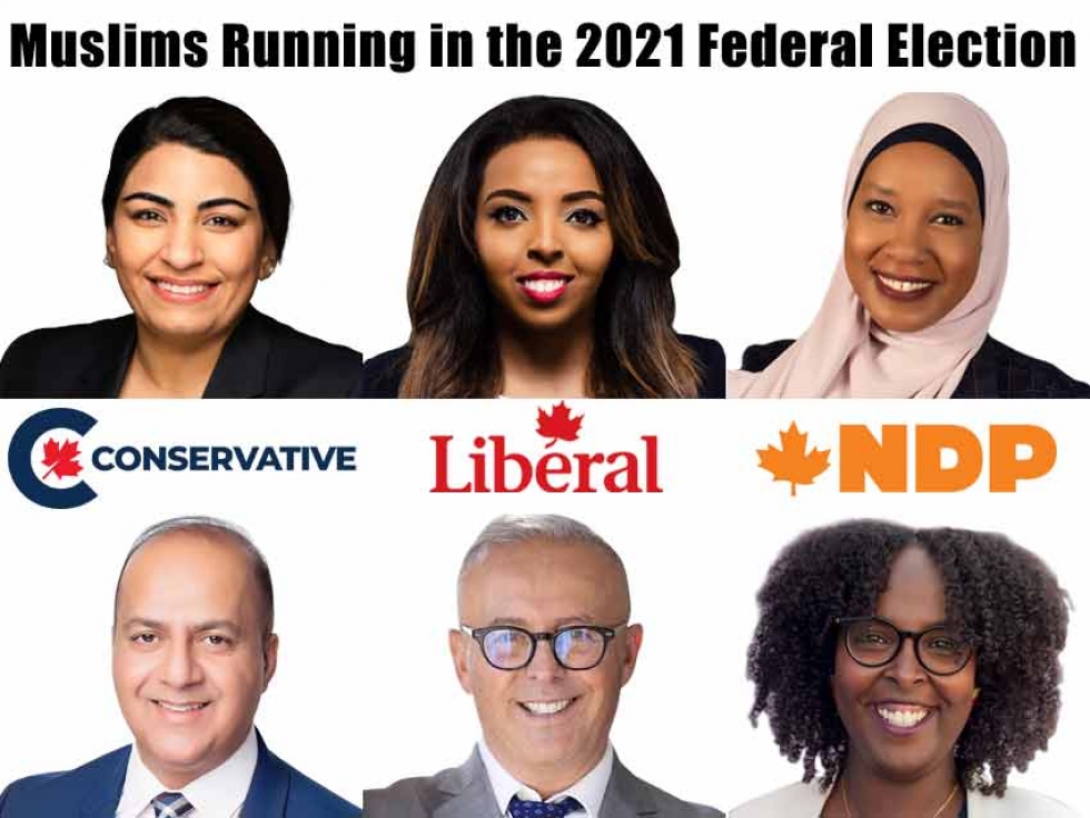 Muslim Canadians Running in the 2021 Federal Election
