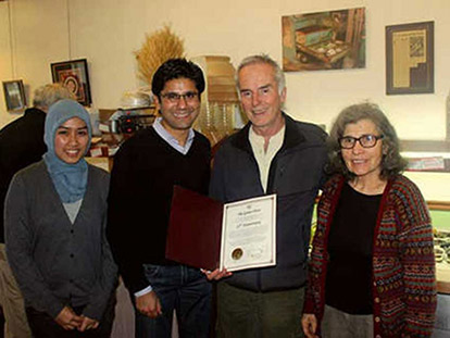 Adilah Makrup accompanied Yasir Naqvi for a day. Here they visit the owners of The Green Door Restaurant who are celebrating 25 years in business.