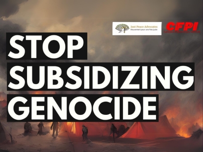 Canadian Charities Subsidizing Genocide: Not one cent of Canadian tax-dollars should be funding genocide Gaza