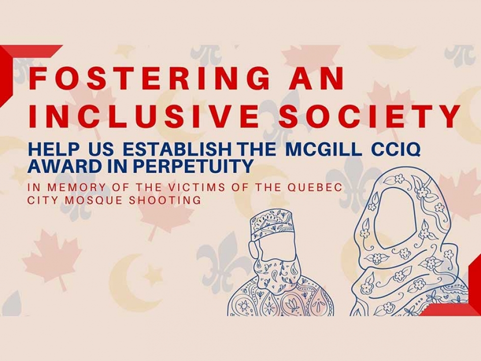 McGill’s Centre Culturel Islamique de Québec Memorial Award Helps to Foster an Inclusive Society