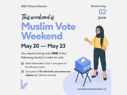 The Canadian-Muslim Vote Launches First Muslim Vote Weekend