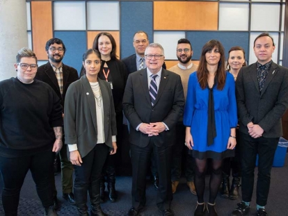 Honourable Ralph Goodale and members of the National Expert Committee on Countering Radicalization to Violence.