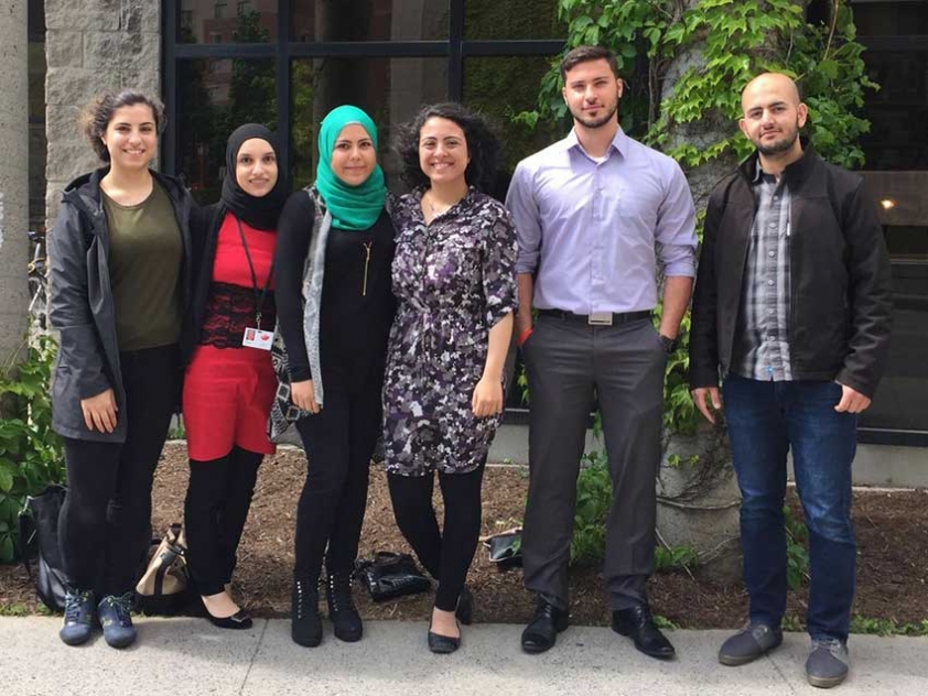 Members of the University of Ottawa&#039;s Social Wellness Club