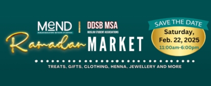 Become a Bazaar Vendor at Muslim Educators’ Network of Durham (MEND) Ramadan Market