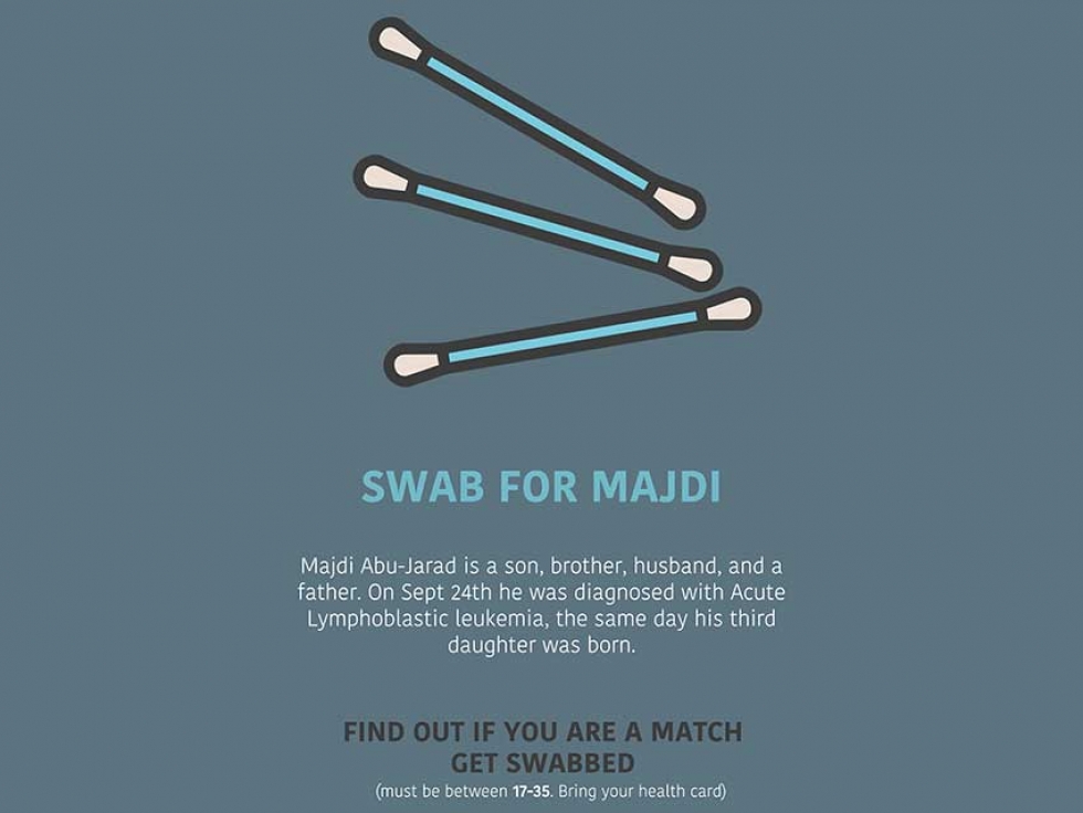 Can You Help Save an Ottawa Father&#039;s Life? Swab for Majdi with Canadian Blood Services
