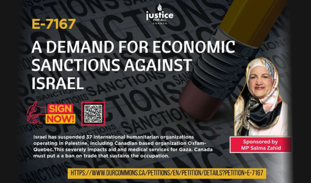 Sign Petition: Canada Must Act Against Banning of Aid Orgs in Palestine