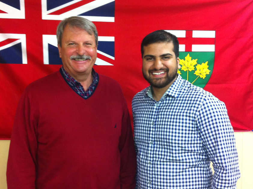 PC Candidate Jack MacLaren and Adnan Ali