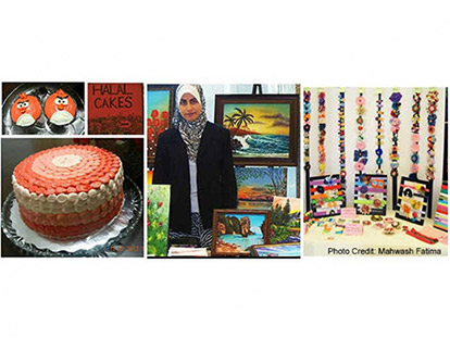 Muslim women artists showcase their talents at a local craft show