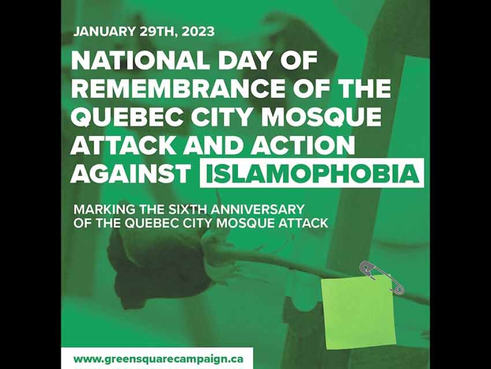 Ways to Commemorate January 29th: National Day of Remembrance and Action Against Islamophobia