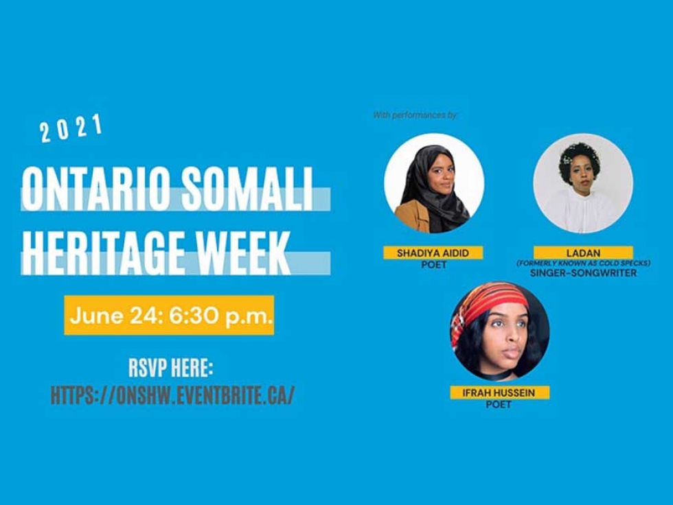 Watch the Ontario Somali Heritage Week Launch Event Online