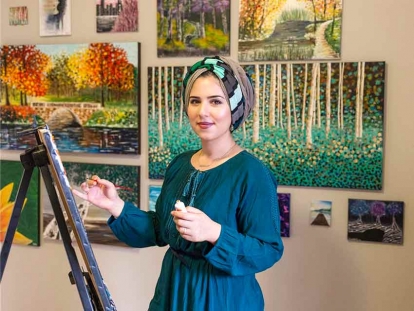 Expression by Nada: Interview with Self-Taught Syrian Canadian Artist Nada Khatib