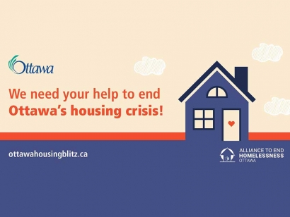 Alliance to End Homelessness Ottawa and City seeking help to house 100 before October