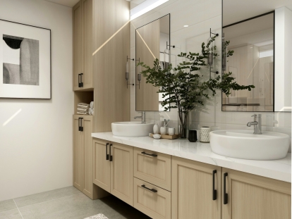 Best Materials for Bathroom Vanity Cabinets