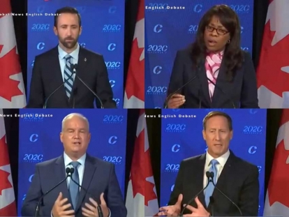 The 2020 leadership contest features four candidates: Leslyn Lewis, Peter MacKay, Erin O&#039;Toole and Derek Sloan.