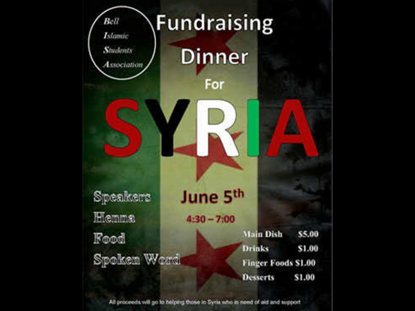 Bell students raise funds for Syria