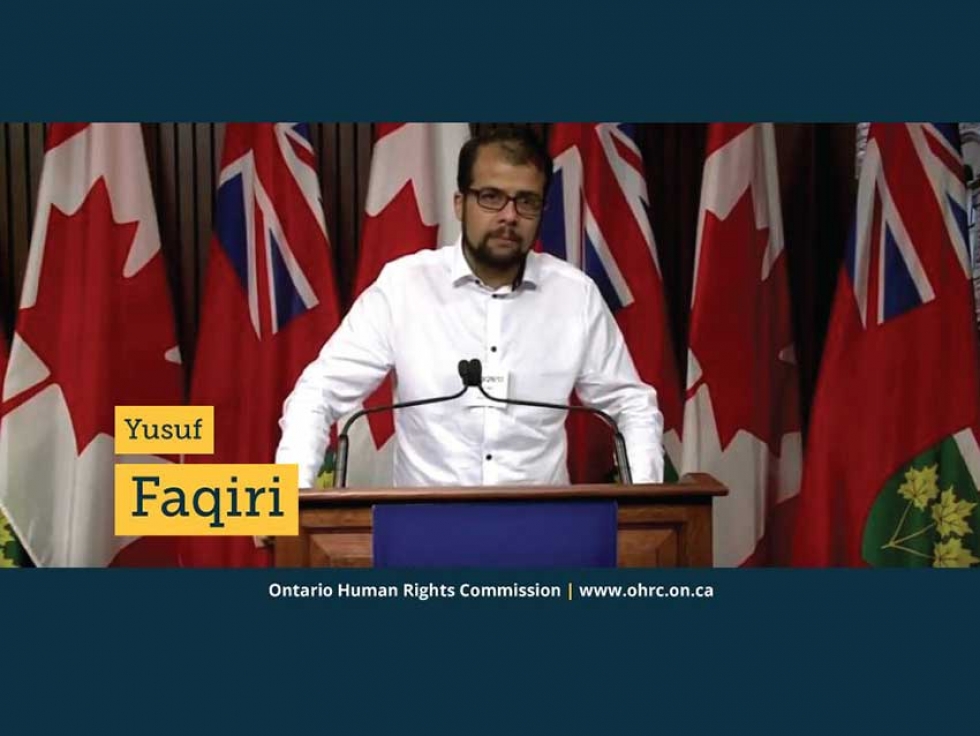 Yusuf Faqiri, the brother of Soleiman Faqiri, discusses his brother&#039;s case at the Ontario Human Rights Commission.