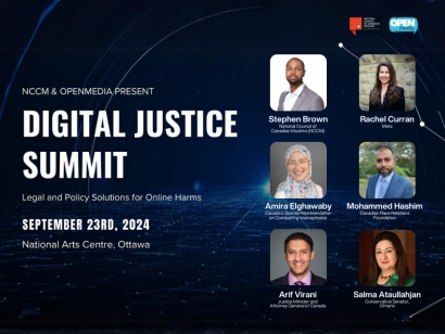 National Council of Canadian Muslims (NCCM) and OPEN MEDIA Holding National Summit Examining Online Harms