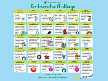 EnviroMuslims Want to Make This Year&#039;s Ramadan More Eco-Friendly with Their Eco-Ramadan Challenge