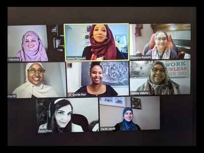 Some of the attendees at Sisters&#039; Dialogue&#039;s first online panel discussion