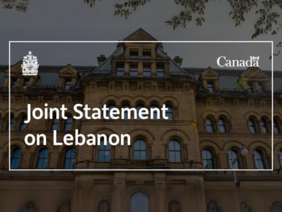 Situation Between Lebanon and Israel: Joint Statement by Canada, the United States of America, Australia, European Union, France, Germany, Italy, Japan, Saudi Arabia, United Arab Emirates, the United Kingdom, and Qatar