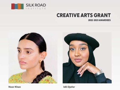 Noor Khan and Idil Djafer are 2022-2023 Silk Road Institute Creative Arts Grants awardees