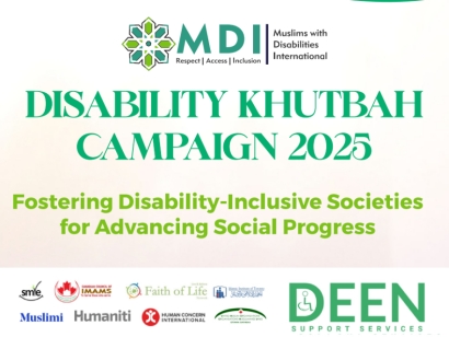 Join The 2025 Disability Khutbah Campaign In Recognition of International Day of Persons with Disabilities
