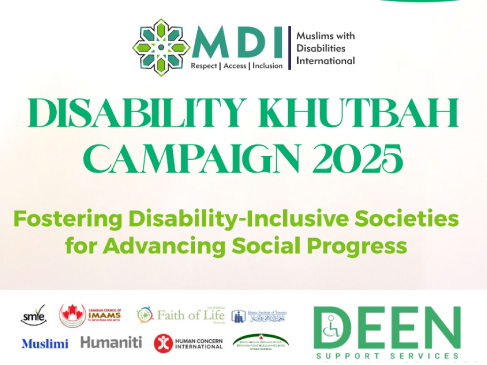 Join The 2025 Disability Khutbah Campaign In Recognition of International Day of Persons with Disabilities