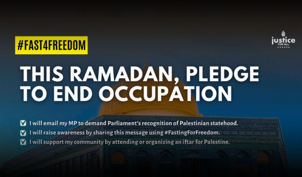 Urge Your Member of Parliament to Recognize the State of Palestine and Advocate for an End to the Occupation