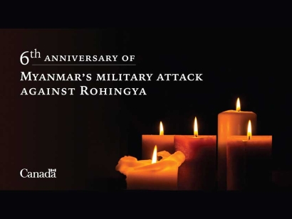 Statement by Minister Khera marking six years since Myanmar military's attack on Rohingya