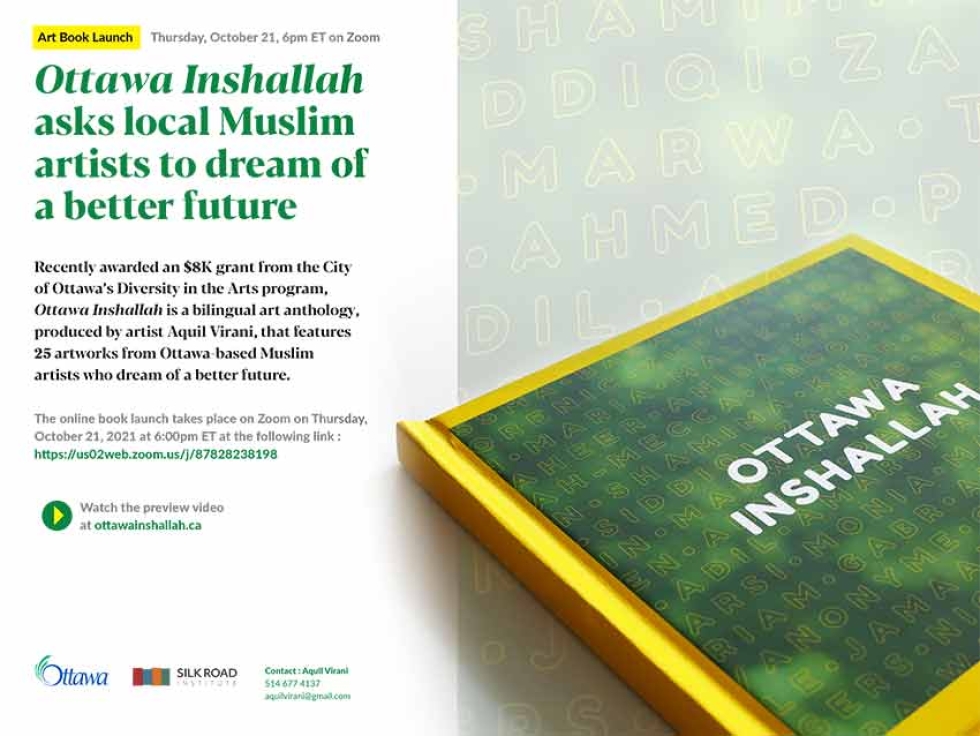 Check Out the Launch of Art Anthology &#039;Ottawa Inshallah&#039; Featuring Muslim Canadian Artists on October 21
