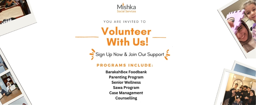 Volunteer with Mishka Social Services in Hamilton