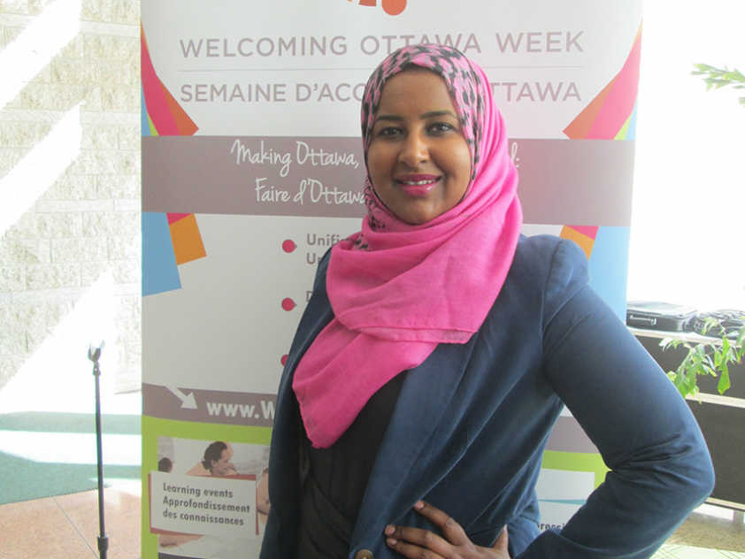 Naima Shegow works with the Somali Centre for Family Services and manages social media for WOW