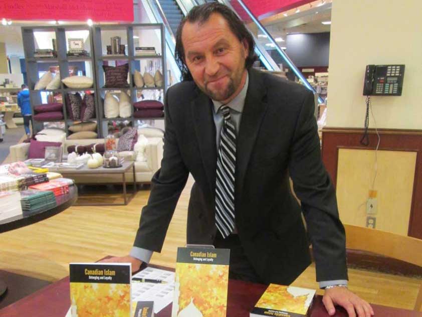 Imam Zijad Delic, the author of Canadian Islam, promoting his book at Chapters Rideau.