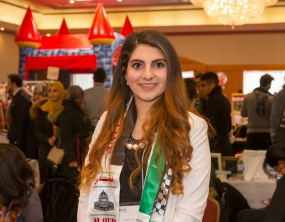 Heba Jallad at the Arabian Canadian Bazaar