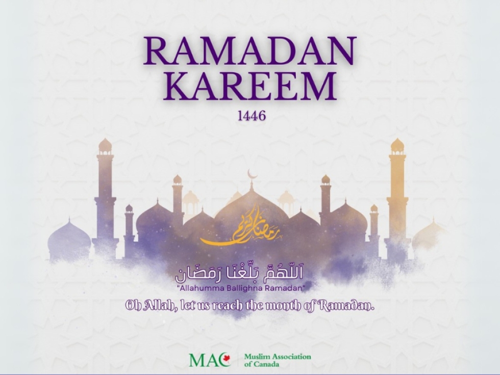 Muslim Association of Canada (MAC) Announcement Ramadan 1446