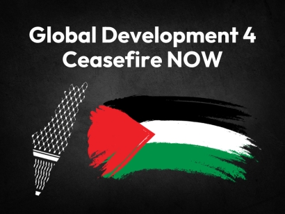 Global Development experts deliver petition to policy makers demanding immediate and permanent ceasefire in Gaza