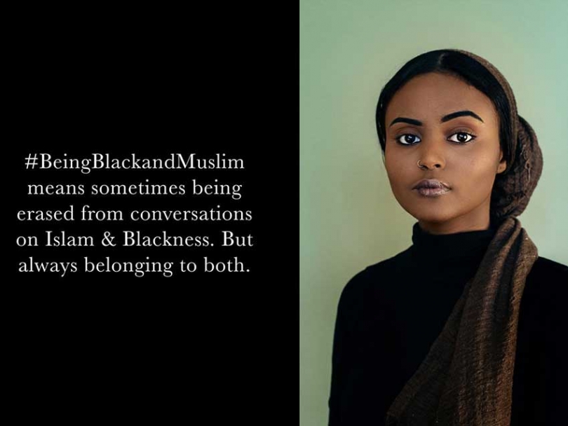 This is a portrait from the series &quot;Being Black and Muslim&quot; by visual artist Bobby Rogers. Check out his work at bobbyrogers.co