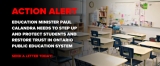 Tell Education Minister Paul Calandra to Protect Students and Restore Trust in Ontario Public Education