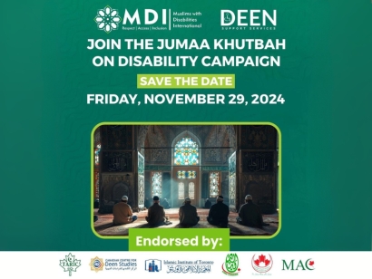 Imams and Khateebs!: Join the Khutbah on Disability Campaign in Recognition of International Day of Persons with Disabilities