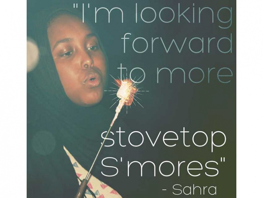 Sahra, a Camp Inspyred participant.