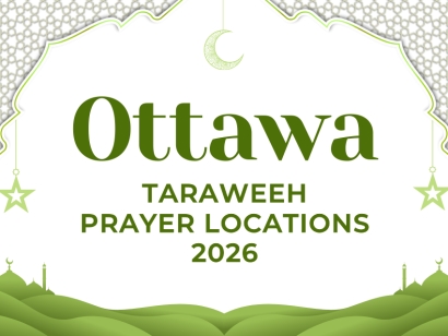 Ottawa Gatineau Ramadan Taraweeh Prayer Locations 2026