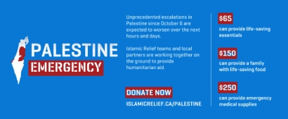 Islamic Relief Canada Urgent Gaza Appeal