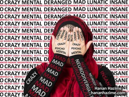 &quot;Psycho&quot; is part of the &quot;Labels&quot; series where Muslim Canadian Hanan Hazime explores how she is labelled by others because she is a visibly Muslim woman living with a mental illness. Visit https://hananhazime.com/ to learn more about her work.