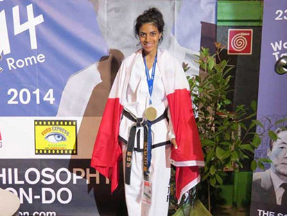 International Taekwondo Champion Samah Syed