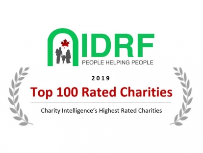Islamic Canadian Charity IDRF Made Charity Intelligence Canada's 2019 Top 100 Rated Charities List