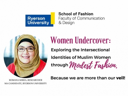 Romana Mirza is a Masters student at Ryerson University researching modest fashion and Muslim women.