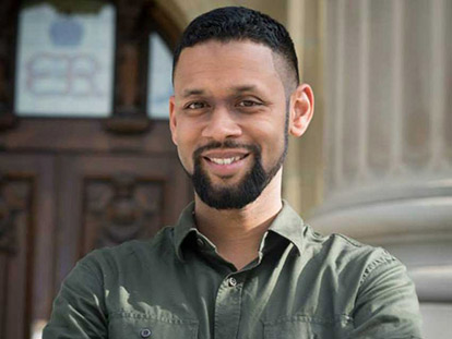 Imam Ryan Carter is a Chaplain with the Royal Canadian Military College, based in Kingston.