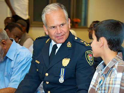 OPS Chief Bordeleau at Community Iftar Photo Credit: OPS