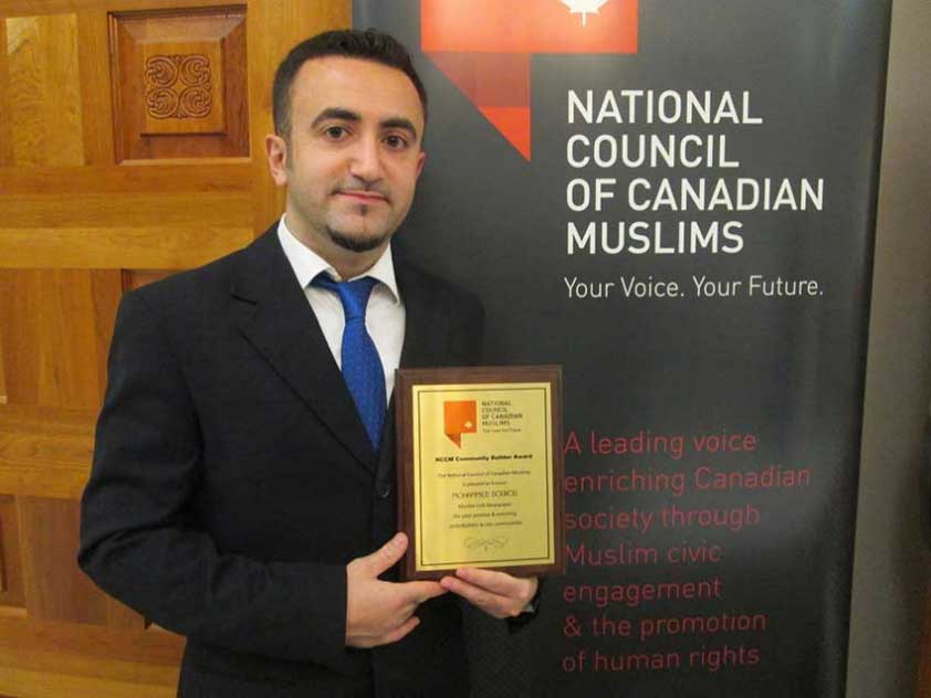 Mohammad Dourou wins NCCM&#039;s Community Builder Award