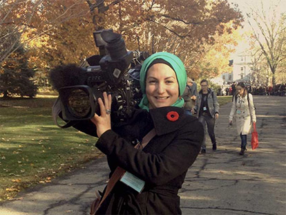 Syrian Canadian multimedia journalist Oussayma Canbarieh